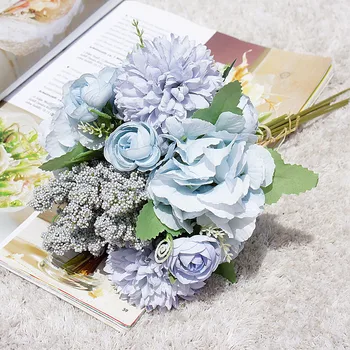 

Japanese Style Letters Hydrangea xiao cha hua Beam Artificial Model Tea Bouquet Boquet Holder Wedding Bouquet Photographic Prop