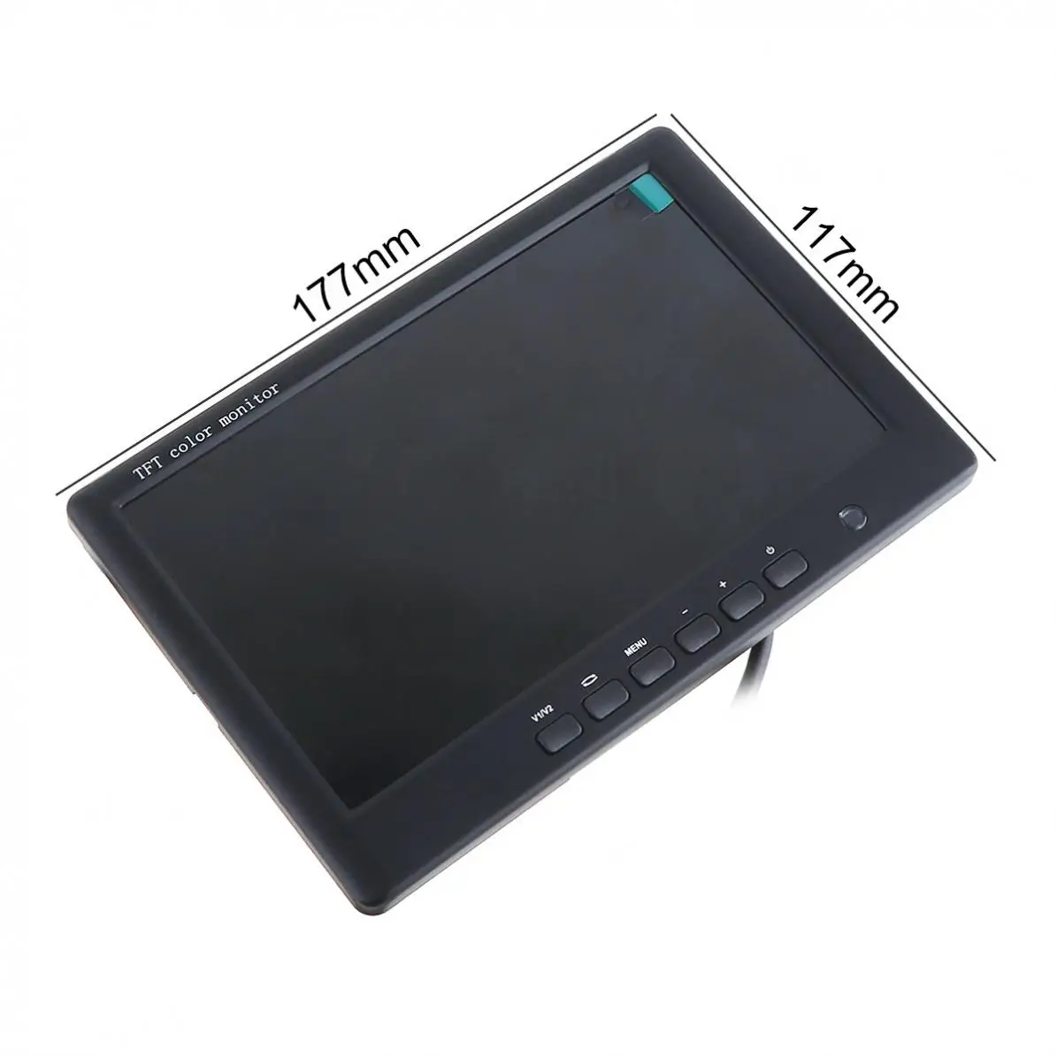 HD 800x480 супер тонкий 7 дюймов Цвет на тонкопленочных транзисторах на тонкоплёночных транзисторах ЖК-дисплей 2 Каналы видео Вход Автомобильное зеркало заднего вида, Новинка