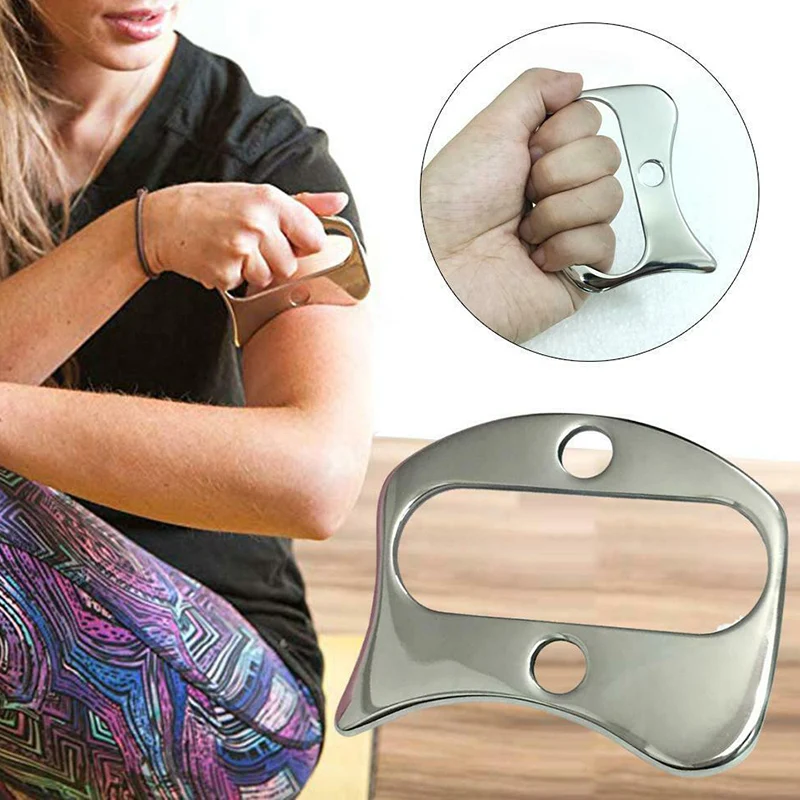 

Stainless Steel Myofascial Release Scraping Board Tool Muscles Massager TK-ing
