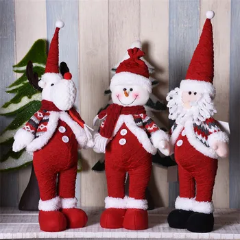 

Christmas Decoration for Home Xmas Dolls Red Santa Claus Snowman Toys Gift for New Year Adornos De Navidad Para La Casa Natal