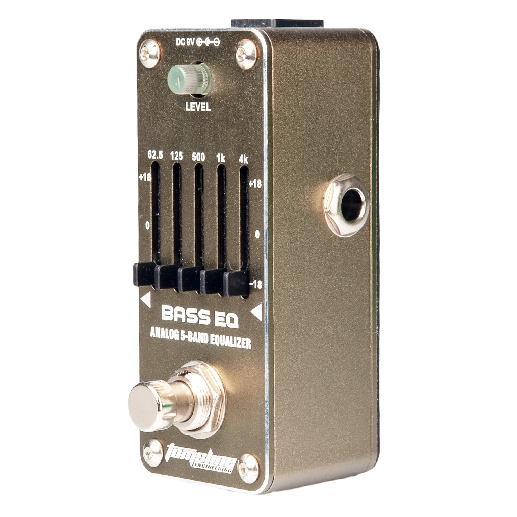 

Durable 3.5mm Jack Guitars Bass EQ Effect Pedal Equalizer True Bypass