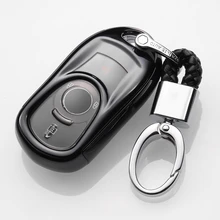 Мягкий ТПУ чехол для ключа чехол для OPEL Astra для Buick ENCORE ENVISION Лакросс автомобильный брелок аксессуар fob защитная сумка