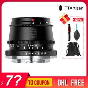 

TTArtisan 35mm F1.4 APS-C Manual Focus Lens F1.4 Minimum F16 Frame For Fuji X Mount Camera