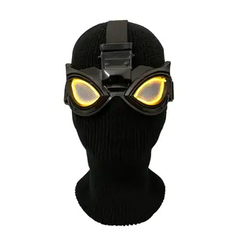 

LED Glowing Superhero Halloween Light Spider Man Mask Cartoon Mask Spider-man Toy Glow with Lamp Spiderman Mask