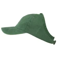 Женская бейсбольная кепка с открытой спиной и хвостиком для взрослых, одноцветная, регулируемая, дышащая, грязная, высокая, Спортивная Кепка для водителя грузовика