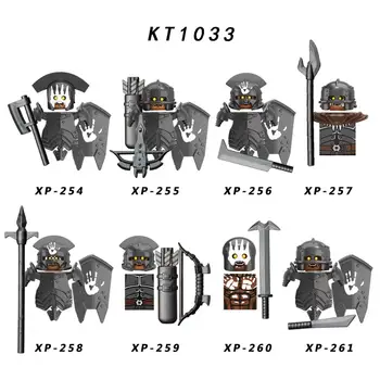 

Koruit KT1033 Lord Rings Uruk-hai Archer Heavy Infantry Crossbow Assault Commander Action Figure Building Blocks Toy