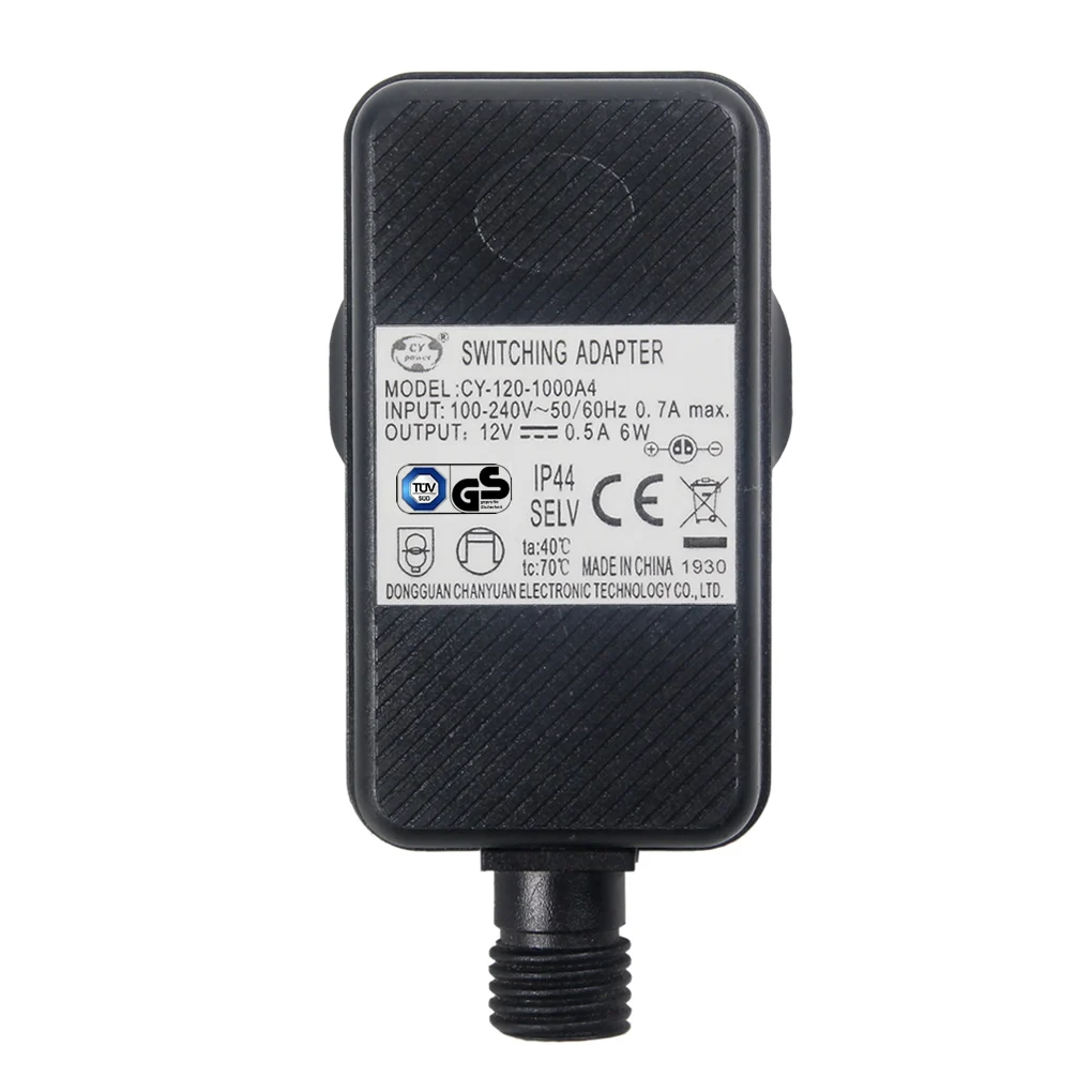 AUCD GB Plug AC 90-240V к DC 12V 0.5A уличное ландшафтное освещение Светодиодный драйвер IP44 Водонепроницаемый висячий блок питания розеточного типа адаптер 44-UK