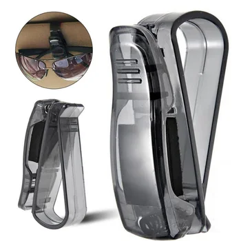 

Auto Fastener Ticket Receipt Card Clip Storage Holder Cip ABS Car Vehicle Sun Visor Sunglasses Eyeglasses Glasses Holder Clamps