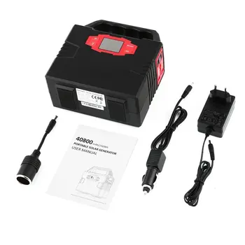 

100W 150Wh Portable Solar Panel Generator Power Energy Storage Battery Mini Outdoor Power Supply USB Cable Battery