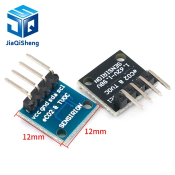 

SGP30 Gas Sensor Module TVOC/eCO2 Indoor Air Quality Formaldehyde Carbon Dioxide Measurement Sensor Board IIC I2C Interface