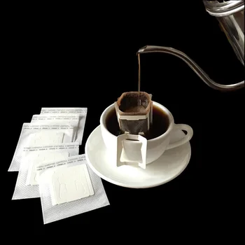 

Coffee Filter Paper Inner Bag Hanging Ear Style Disposable Portable Packaging Storage Hand Punch Drip Type Hourglass Brewing Cup