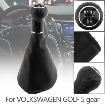 

5 Speed Plastic+PU Leather Car Manual Gear Shift Handball with Dust Cover fit for VW/Golf MK4/Bora/POLO/SEAT CORDOBA INCA IBIZA
