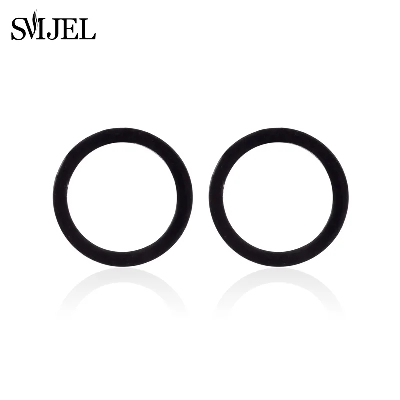 Minimalist Hollow Small Round Earrings for Women Hiphop Stainless Steel Black Circle Earings Ear Studs For Friend Boyfriend Gift Hc13258d4b96b4e08b1bf668d7ccb0242E