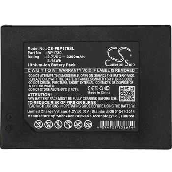 

Cameron Sino Battery for Fluke 1730 1730 Three-Phase Electrical Energy Logger Replacement 4146702 4389436 BP1730 2200mAh