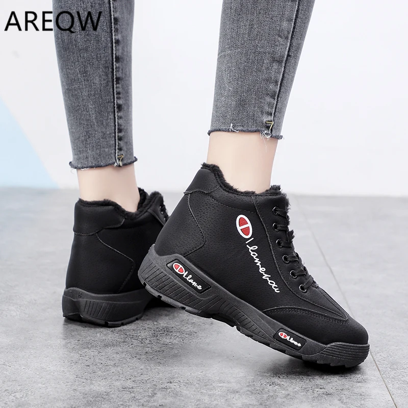 Kopen 2020 Enkel Laarzen Vrouw Mode Sneakers Schoenen Vrouwen Platte Platform Boot Schoenen Dames Martin Laarzen Herfst Schoenen