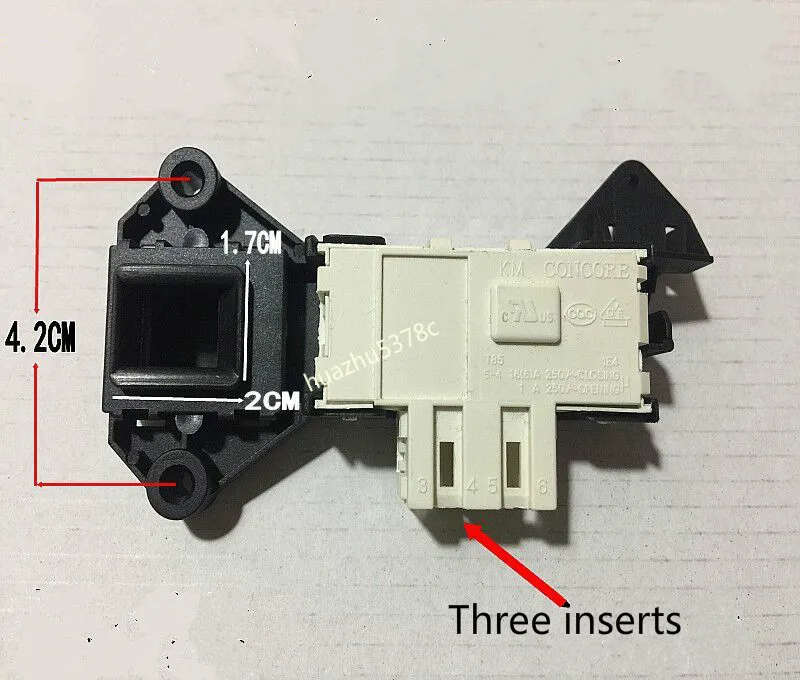 For Whirlpool Washing Machine Interlock Door Lock Switch 481228058048