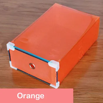 

New 3/5PCS Shoe Storage Box Semi-transparent Drawer Shoe Box Ladies Thicker Plastic Household Goods Receipt Organizer Toy Box