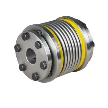 

Shaft Locking Assembly Bellows Coupler Stainless Steel Flexible Coupling for CNC motors