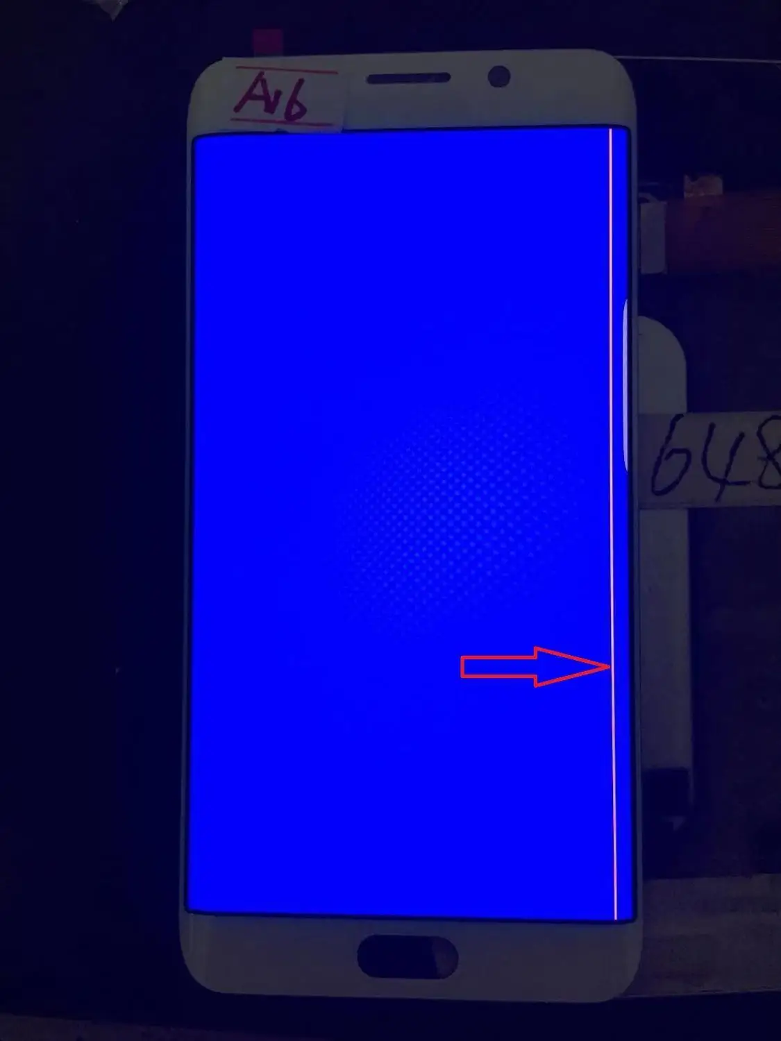 

5.5''AMOLED LCD For SAMSUNG Galaxy s6 edge Plus G928 G928F LCD Display + Touch Screen Digitizer With Line random on the screen