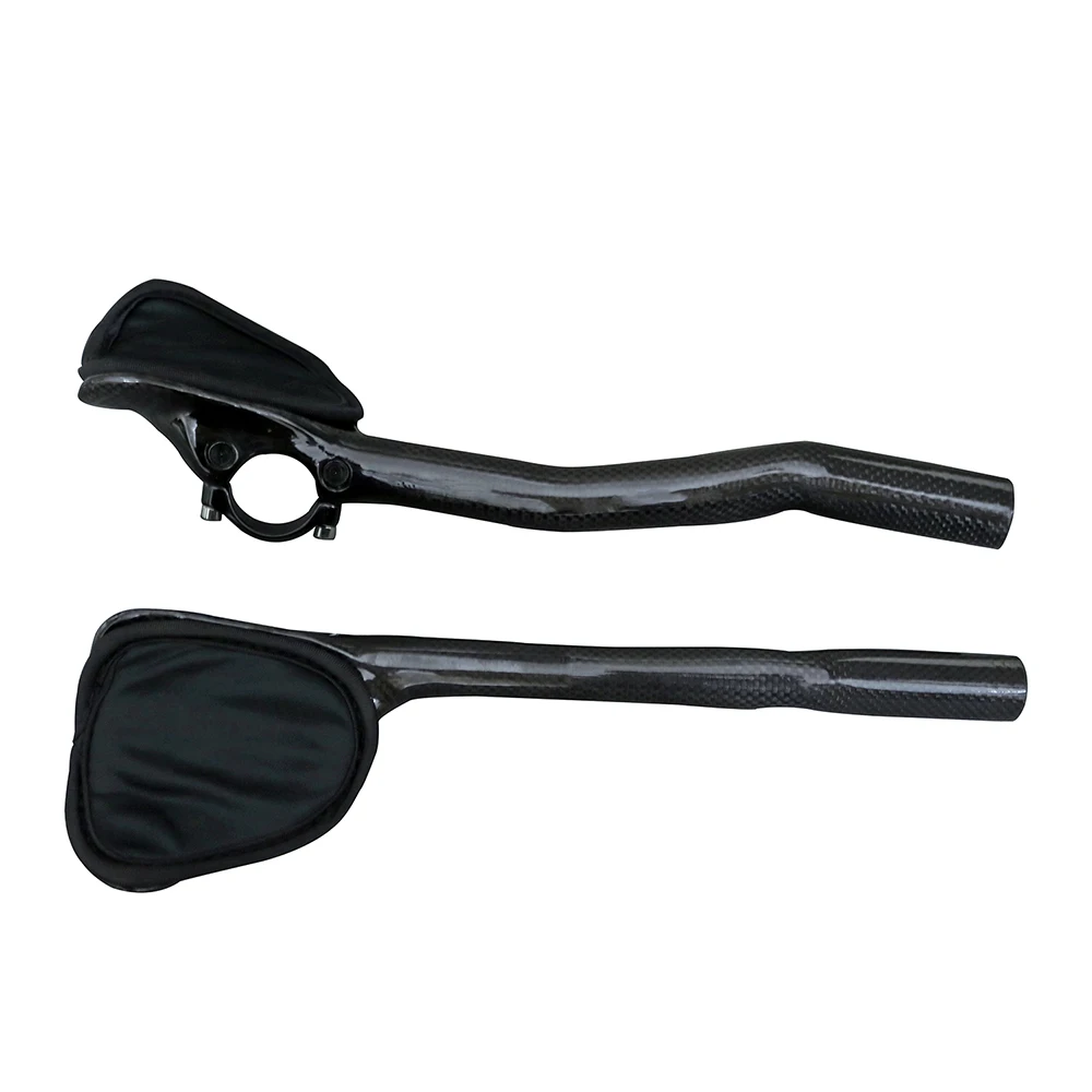 

2020 Bicycle Triathlon Bicycle Extender Aero TT Bar Ends Bicycle Handlebars Extenders Bicycle 3K Matte 340 Carbon Aero TT Bar