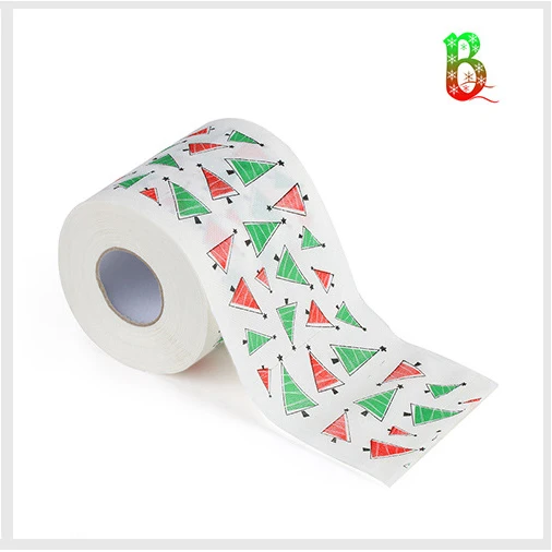 Санта Клаус Олень печать Рождество туалетная бумага рождественские украшения для стола год домашний декор подарки сувениры - Цвет: B