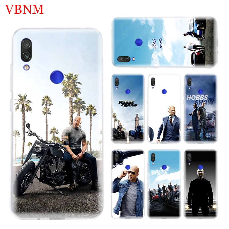 

fast furious hobbs & show Cover Phone Case for Xiaomi Redmi Note 7 7S 6 5 S2 GO Y3 K20 Pro 4 4X 6A Mi 9 8 A2 Lite SE Coque Capa