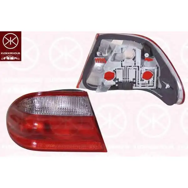 Фонарь задний MERCEDES W210 98-02 440-19 DEPO 440-1915L-UE-SR