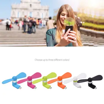 

Portable Mini Type-C Mobile Phone Cooling Fan Mute Fan Gadget USB Fan For Android Gag Toy Summer Cooling Gadgets New
