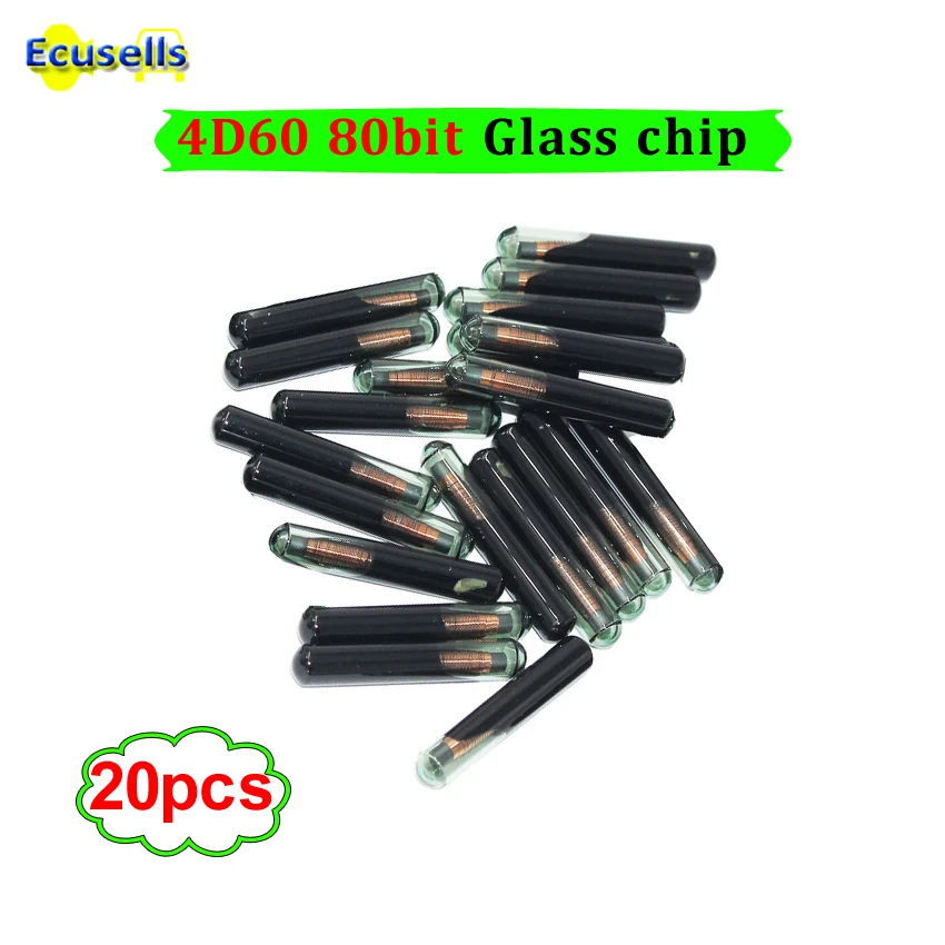 

20pcs/lot Good quality aftermarket Blank 4D60 80Bit glass auto transponder Chip for Ford Fiesta Focus Mondeo KA Connect etc.