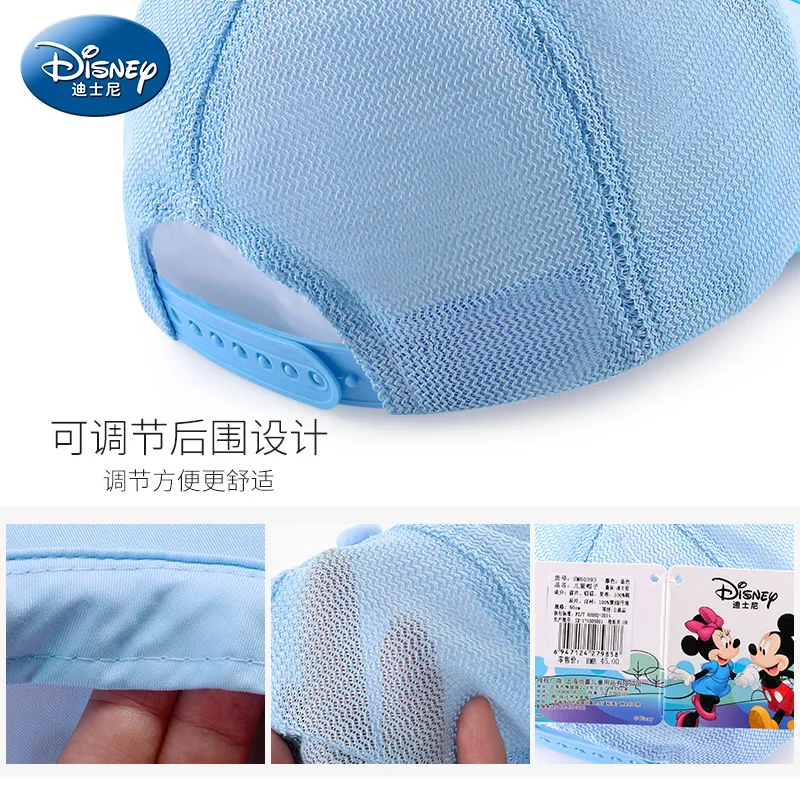 Детские шапки для девочек и мальчиков от disney, детские шапки для девочек, детские хлопковые Пляжные шапки с Микки Маусом, новинка года, подарок с вышивкой