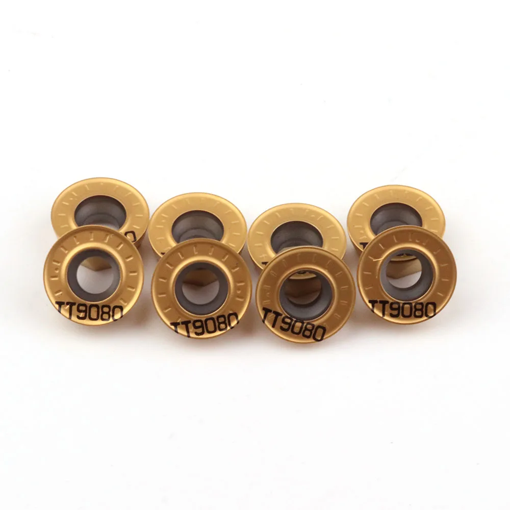 10 Stück RPMT1204-M-C TT9080 Fräs-Einsätze für Numerische Steuerung, Drehmaschinen-Bearbeitungswerkzeuge, RPMT-Serie Drehmeißel – Detail 4
