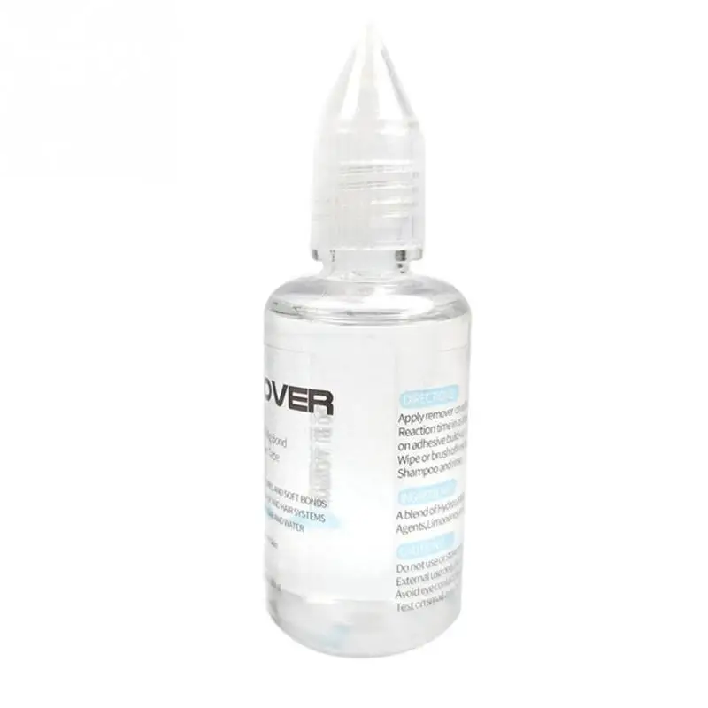 1 x 30ml Водонепроницаемый клей для парика, маслостойкий, унисекс, на каждый день, прозрачный, для дома, в бутылках, длительное удаление, невидимая, портативная жидкость - Цвет: 1 x 30ml