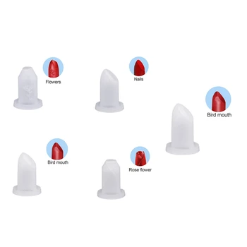 

7 Pcs DIY 12.1Mm Lipstick Filling Tube Silicone Mold Homemade Lipstick Tool, 3 Pcs Silver & 4 Pcs Transparent