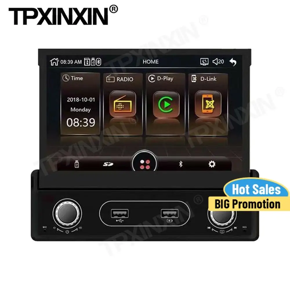 

1+16G Apple Carplay Car Radio Stereo Receiver Android IPS DSP For Universal GPS Navigation Player Auto Audio Recorder Head Unit