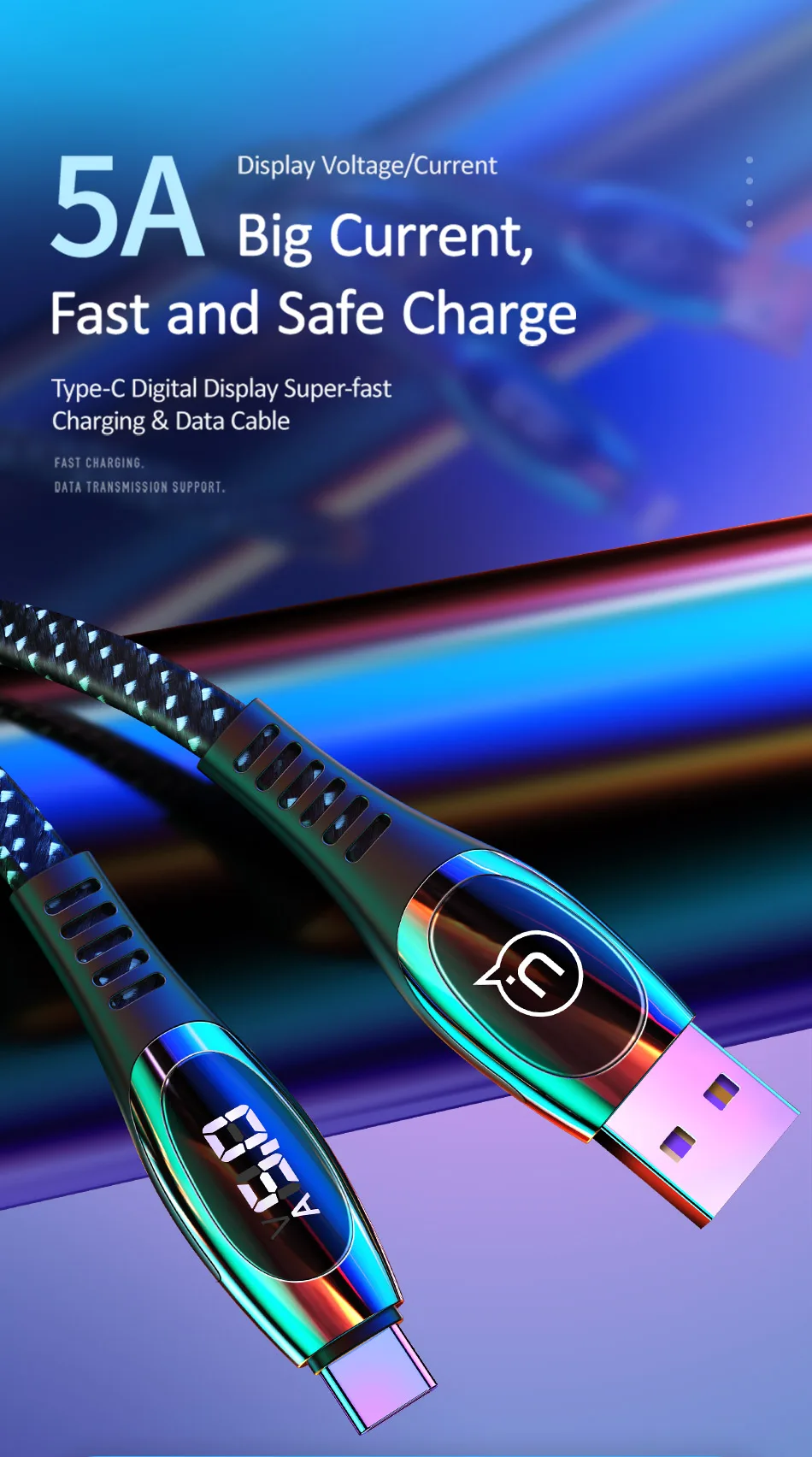 USAMS 5A usb type C кабель Быстрая зарядка кабель type-C для samsung Galaxy Xiaomi huawei мобильный телефон USB C USB-C кабель зарядное устройство Шнур