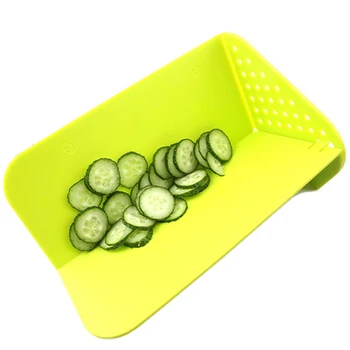 

Cutting Boards for Kitchen Dishwasher Safe, Plastic Chopping Board Multi-Functional Non-Slip Tasteless