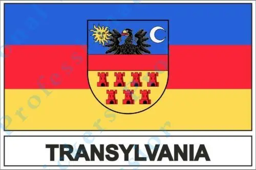 

personality Sticker Flag Transylvania for Motorcycle Laptop Car RV SUV Wall Stickers