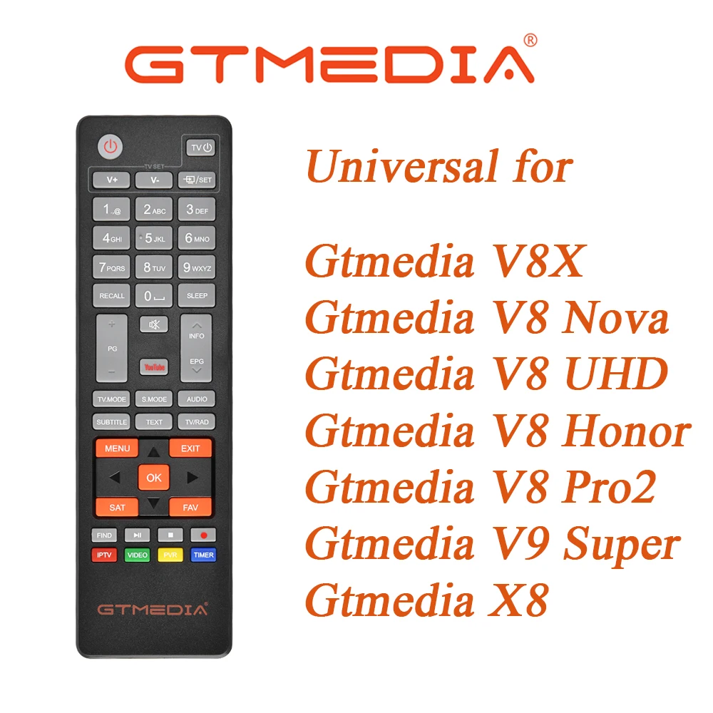 Лидер продаж пульт дистанционного управления freesat Gtmedia v8 nova v8x для gtmedia honor super |