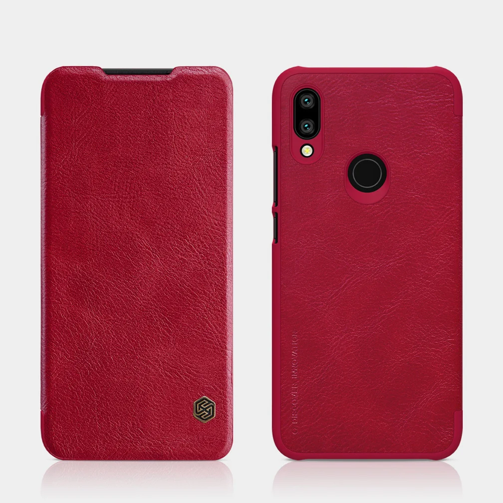 Xiaomi Redmi 7 Case Nillkin Qin Flip Leather Case Luxury Business Style Phone Case for Xiaomi Redmi 7 Redmi Y3 Back Cover