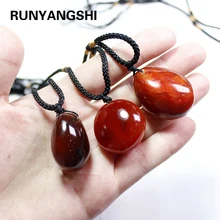 Runyangshi 1 шт. натуральный кристалл кварца сырье красная Агатовая