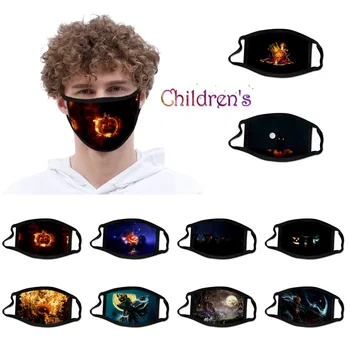 

1pc Teens Mouth Masks For Protection Face Mask Washable Earloop Mask Fashion Mouth Masks For Face Kids Faceshield In Stock