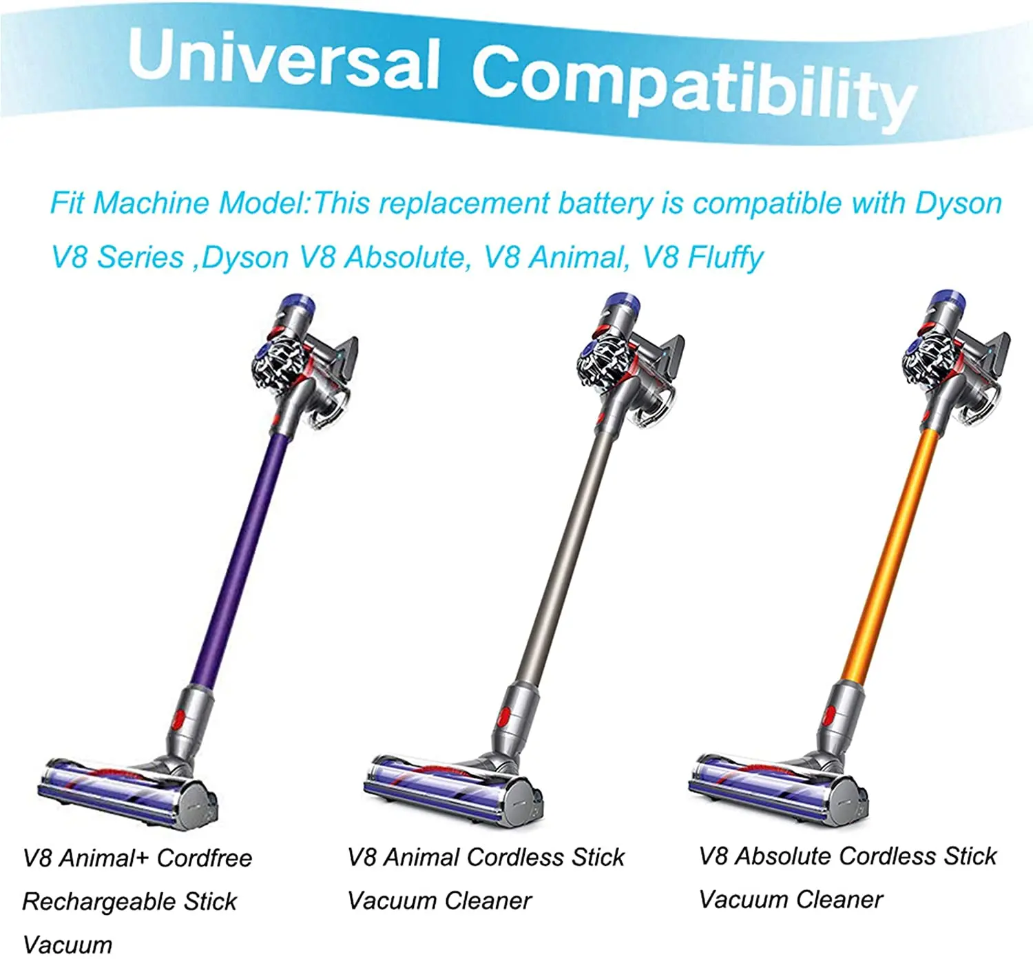 Battery for Dyson V8 Absolute 