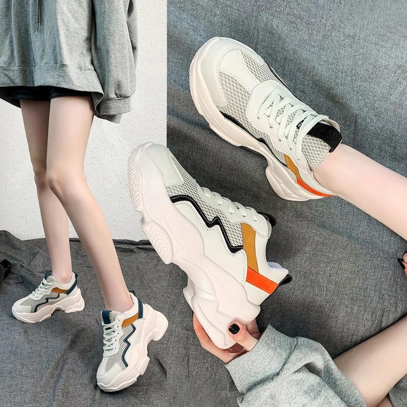 

Women\x27s Sport Shoes Sneakers Footwear Schoenen Vrouw Zapatillas Fashion Woman Ayakkabi Breathable High Quality Scarpe Donna