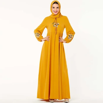 

Abaya Islamic Hijab Muslim Dress Dubai Arabic Kaftan Dress Tesettur Elbise Turkey Robe Musulmane Morocco Arabe Caftan Vestidos