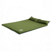 Thicken 5cm inflatable mattress double automatic inflatable cushion Outdoor moisture-proof tent sleeping pad lunch break