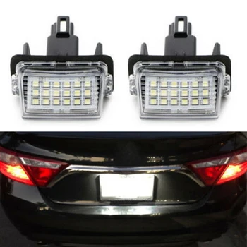 

Assembly License Plate Lights For Toyota Camry Highlander Replacement 2pcs Car