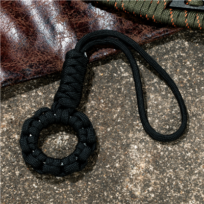 Multifunction 7-core Umbrella Rope Weaving Keychain Lanyard paracord Rope Knitting  Anti-lost ring buckle Car Keyring
