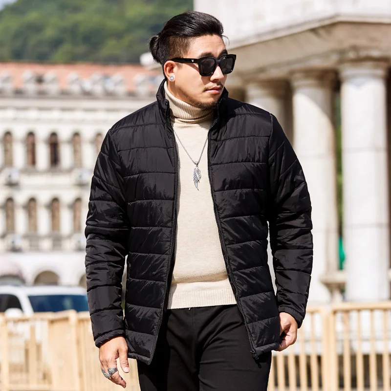8XL 7XL 6XL размера плюс 2 в 1 зимняя куртка мужская шапка отстегивающаяся теплая куртка повседневные парки зимняя куртка с хлопковой подкладкой мужская одежда