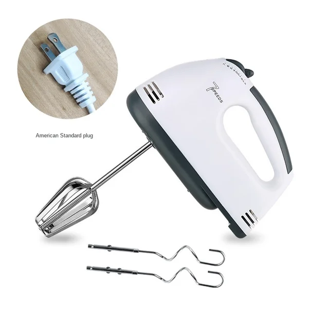 110 V to 220 V Electric Household Desktop Egg Cream and Batter Handheld Hand Mixer Milk Frother Stand Mixer Food Mixer US plug 110V