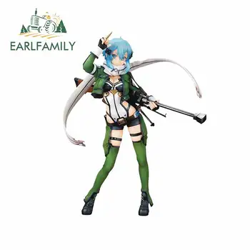 

EARLFAMILY 13cm x 13cm for Asada Shino Sword Art Online Car Stickers Laptop Anime Decal Motorcycle Personality Car Assessoires